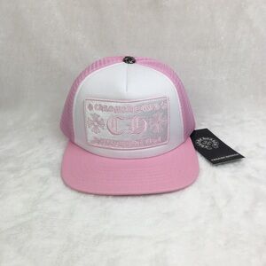 Chrome Hearts Pink and White Cap